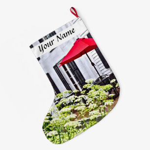 Grande Chaussette De Noël Rhinebeck NY - Sièges extérieurs