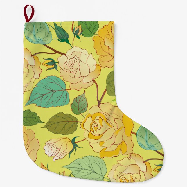 GRANDE CHAUSSETTE DE NOËL ROSE 4 (Devant)