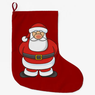 Grande Chaussette De Noël Santa Claus