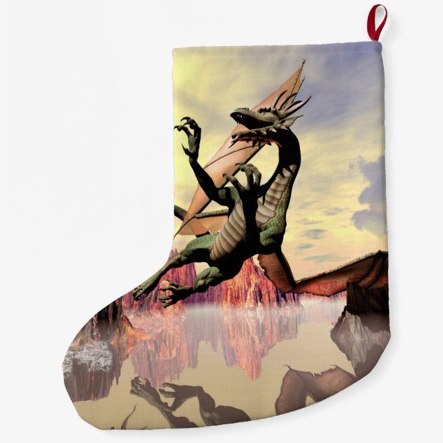 Grande Chaussette De Noël Saxophone avec des idées fortes (Dos)