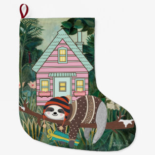 Grande Chaussette De Noël Sloth