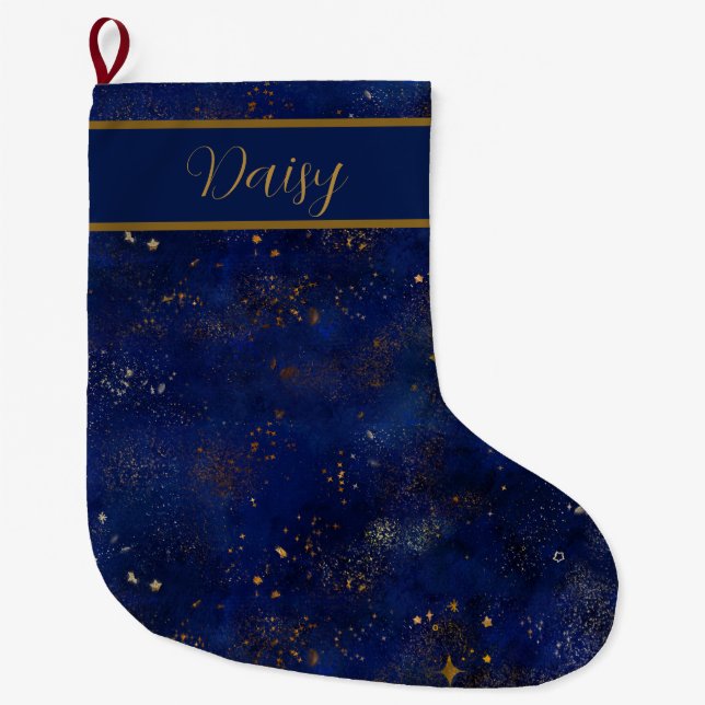 Grande Chaussette De Noël Star Skies Christmas Stocking (Devant)