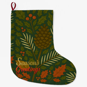 Grande Chaussette De Noël Stockage de Noël