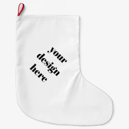 Grande Chaussette De Noël Stockage de Noël