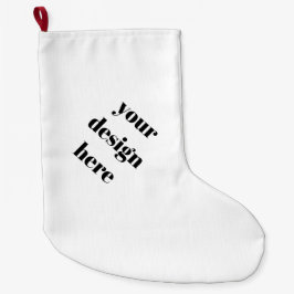 Grande Chaussette De Noël Stockage de Noël