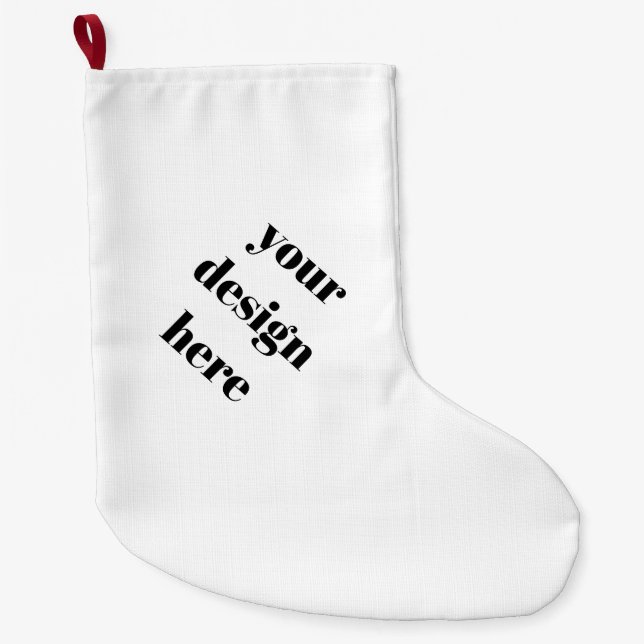 Grande Chaussette De Noël Stockage de Noël (Devant)