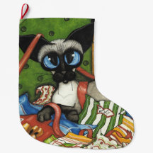Stocker des cadeaux de chats siamois par Bihrle