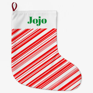 Grande Chaussette De Noël Sucre de canne vacances Noël 4Jojo (Nom)