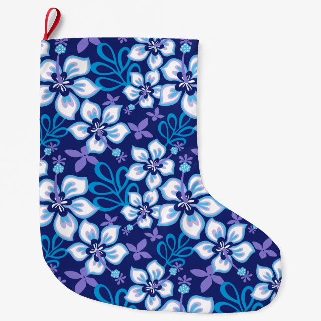 Grande Chaussette De Noël Surf JUNGLE (BLEU COMBO) (Devant)