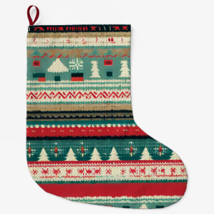 Grande Chaussette De Noël Sweat moche de Noël 3