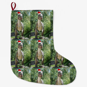 Grande Chaussette De Noël T-Rex de Noël