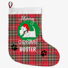Tartan Plaid Motif animal chien Westig