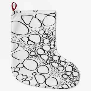 Grande Chaussette De Noël Travail numérique Abstrait