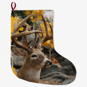 Grande Chaussette De Noël Trophée Deer