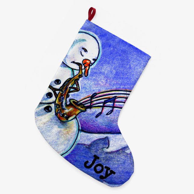 Grande Chaussette De Noël Un klaxon pour le jeu (Devant (Accrochage))