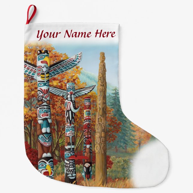 Grande Chaussette De Noël Vancouver Stocking Vancouver Christmas Stocking (Devant)