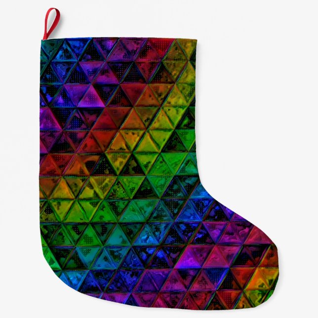 Grande Chaussette De Noël Verre de fierté (Devant)