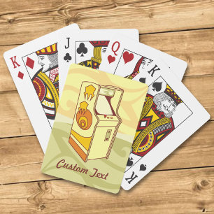 Grande console de jeu d'arcade jouer aux cartes
