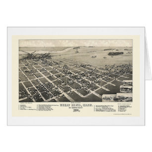 Grande courbure, carte panoramique de KS - 1882