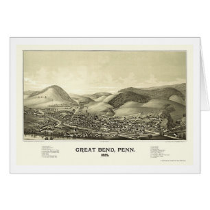 Grande courbure, carte panoramique de PA - 1887