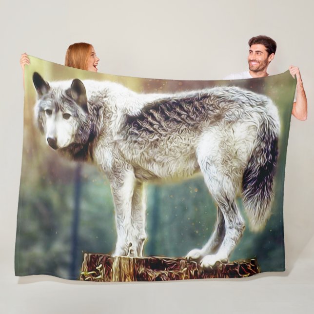 Grande couverture de loup (S, M, L tailles) (En situation)