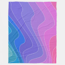 Grande couverture en polaire, moderne, abstrait, c