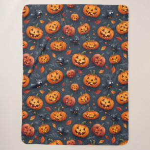 Grande couverture Sherpa sur le thème de l'Hallowe