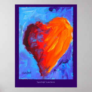 Grande et lumineuse affiche