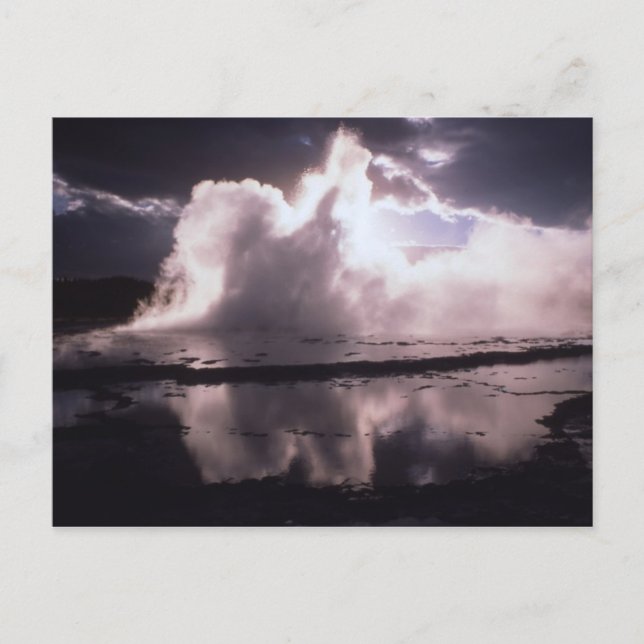 Grande Fontaine Geyser carte postale (Devant)