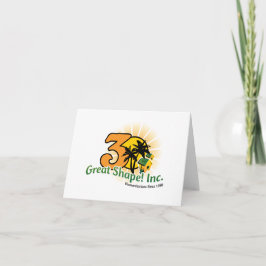 Grande forme ! Carte de voeux d'anniversaire