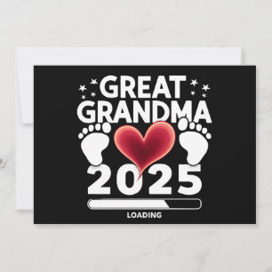 Grande grand-mère Chargement 2025 Faire-part de gr