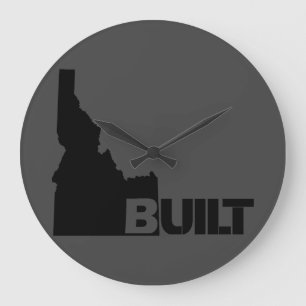 Grande Horloge Idaho Construite (Noire)