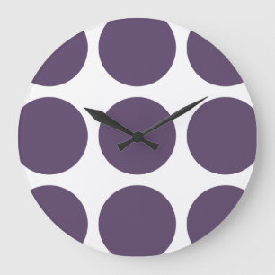 Grande horloge murale Pois
