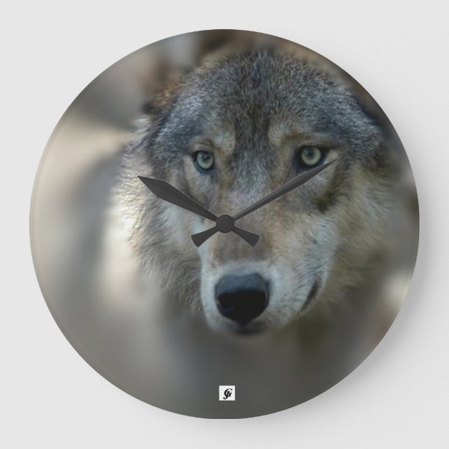 Grande horloge murale ronde faite sur commande (Recto)