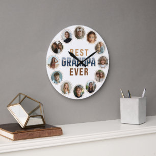 Grande Horloge Ronde 12 meilleures photos collage Meilleur Grand-Père