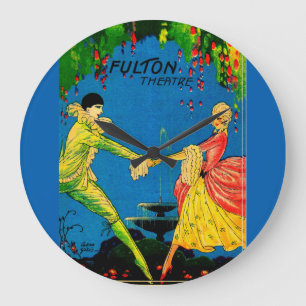 Grande Horloge Ronde 1927 Le programme Fulton Theatre couvre l'art