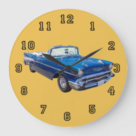 Grande Horloge Ronde 1957 Chevrolet Bel Air Convertible Classic