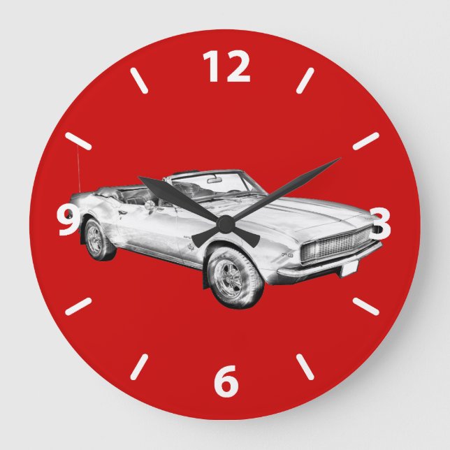 Grande Horloge Ronde 1967 Illustration de la voiture (Recto)