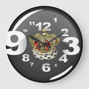 Grande Horloge Ronde [200] Prince [le roi] couronne royale