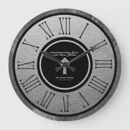 Grande Horloge Ronde 25e anniversaire de l'anniversaire du jubilé d'arg