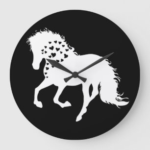 Grande Horloge Ronde 2- Chemise Cheval, Aiguille Cheval, Cheval Filles