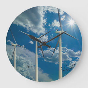 Grande Horloge Ronde 3 Turbines éoliennes