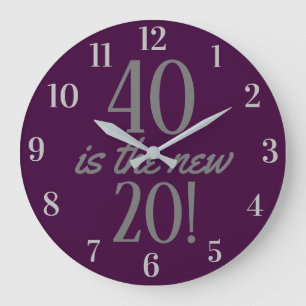 Grande Horloge Ronde 40 est le quarantième pourpre d'anniversaire du