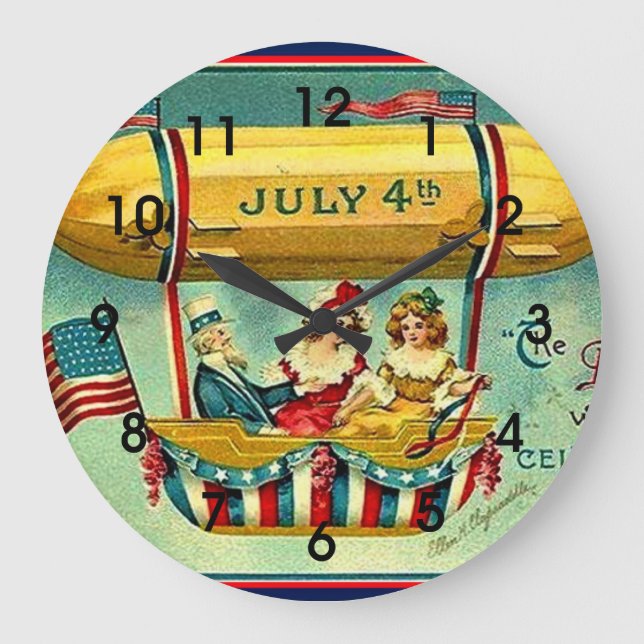 Grande Horloge Ronde 4 juillet - Le Jour que nous célébrons (Recto)