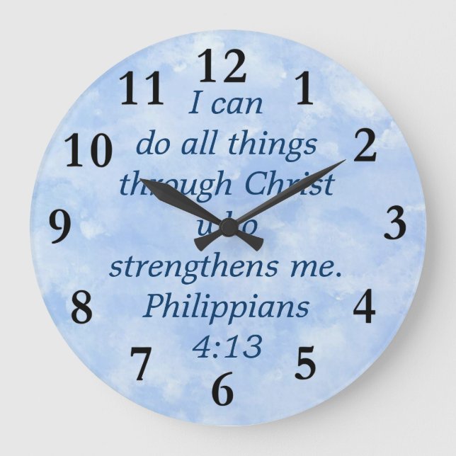 Grande Horloge Ronde 4h13 de Philippiens (Recto)
