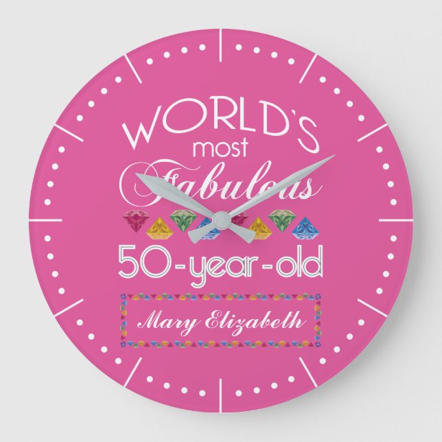 Grande Horloge Ronde 50e anniversaire Les plus fabuleuses Gems frambois (Recto)