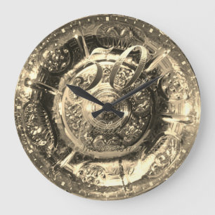 Grande Horloge Ronde 50th Wedding Anniversary 1970 2020 Faux Gold