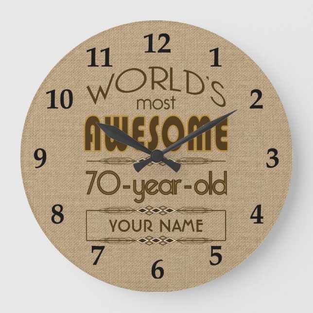 Grande Horloge Ronde 70e anniversaire du monde meilleur fabuleux (Recto)