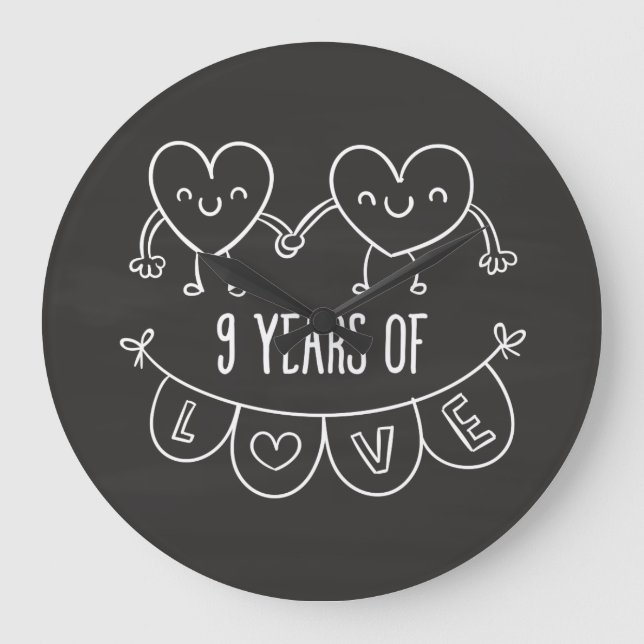 Grande Horloge Ronde 9e Anniversary Poison de Chalk Hearts (Recto)