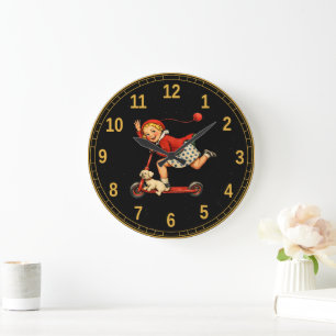 Grande Horloge Ronde À bientôt Cuntaroos Humour sarcastique Rétro Drôle